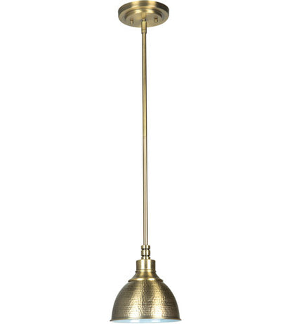 Craftmade 1 Light Mini Pendant in Legacy Brass 35991-LB