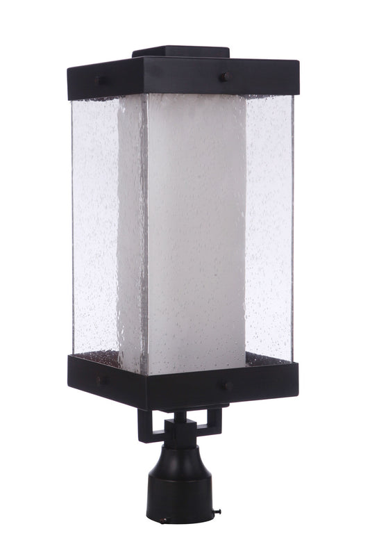 Craftmade Hayner 1 Light Outdoor Post in Midnight ZA5625-MN