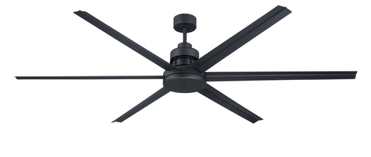 Craftmade 72" Ceiling Fan with Blades in Flat Black MND72FB6