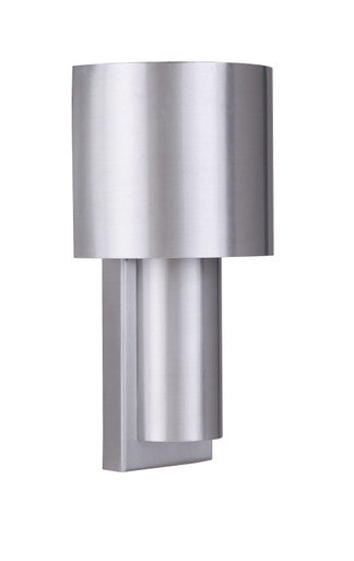 Craftmade Midtown Wall Sconce in Satin Aluminum ZA5102-SA-LED