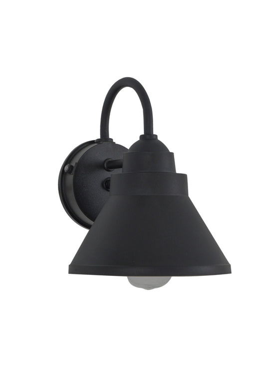 Craftmade Resilience 1 Light Outdoor Lantern with Motion Sensor in Textured Black ZA6304PM-TB