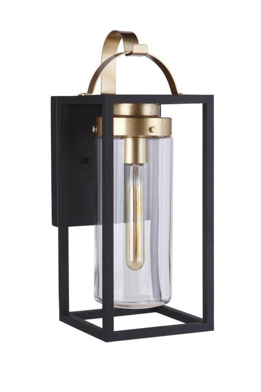 Craftmade Neo Outdoor Lantern in Midnight Satin Brass ZA4824-MNSB