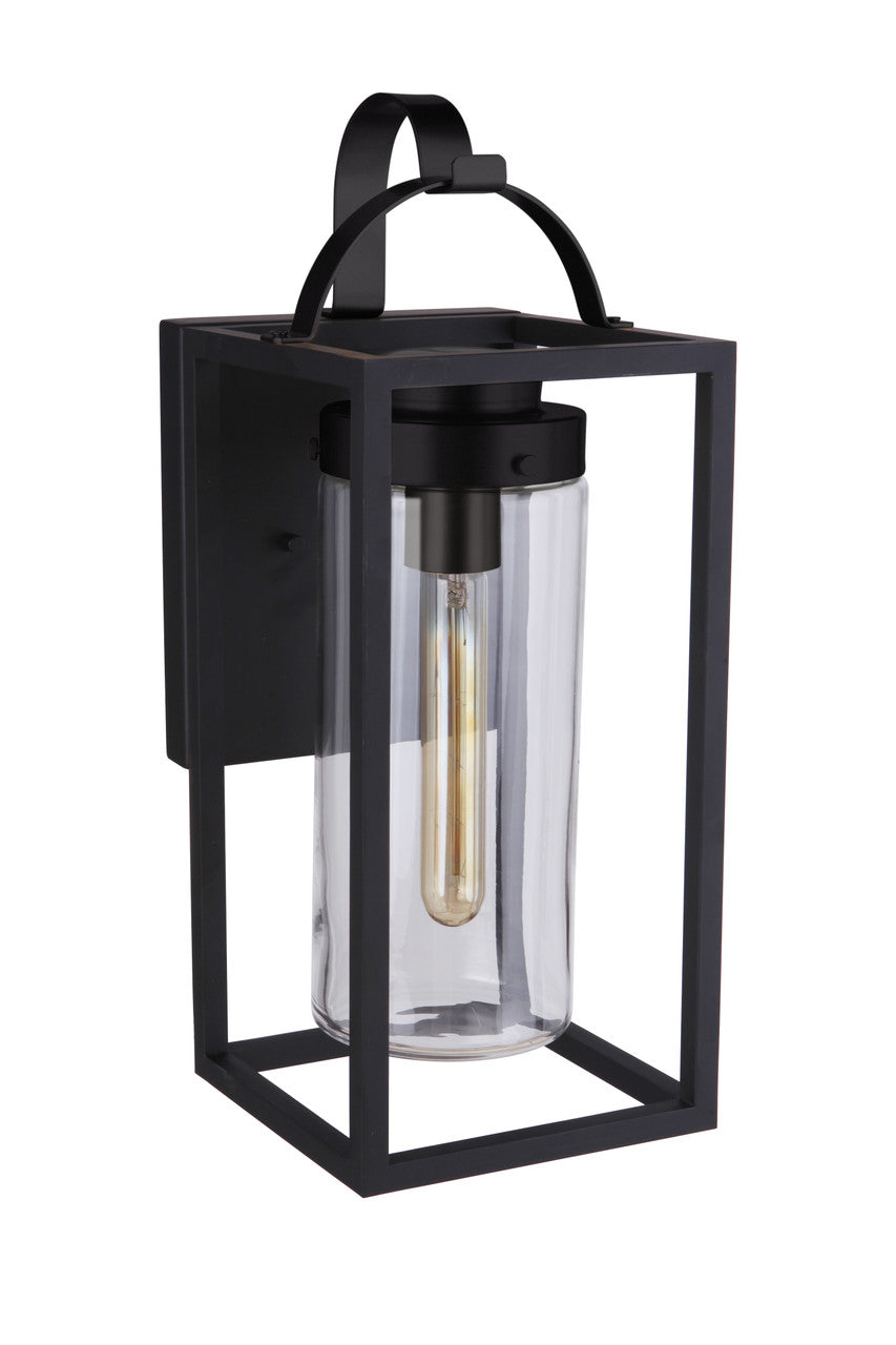 Craftmade Neo Medium 1 Light Outdoor Wall Lantern in Midnight in Midnight ZA4814-MN