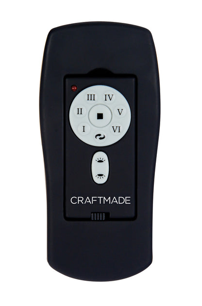 Craftmade 6-Speed control, Up-light, Down-light and Reverse functions with ICS-CLAMSHELL IDC-REMOTE