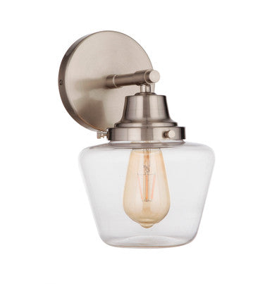 Craftmade 1 Light Wall Sconce in Brushed Polished Nickel 19507BNK1