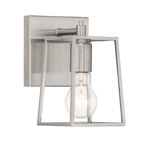 Craftmade 1 Light Wall Sconce in Brushed Polished Nickel 12105BNK1