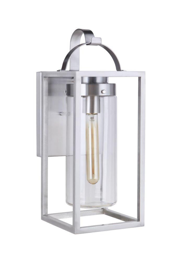 Craftmade Neo Outdoor Lantern in Satin Aluminum ZA4824-SA