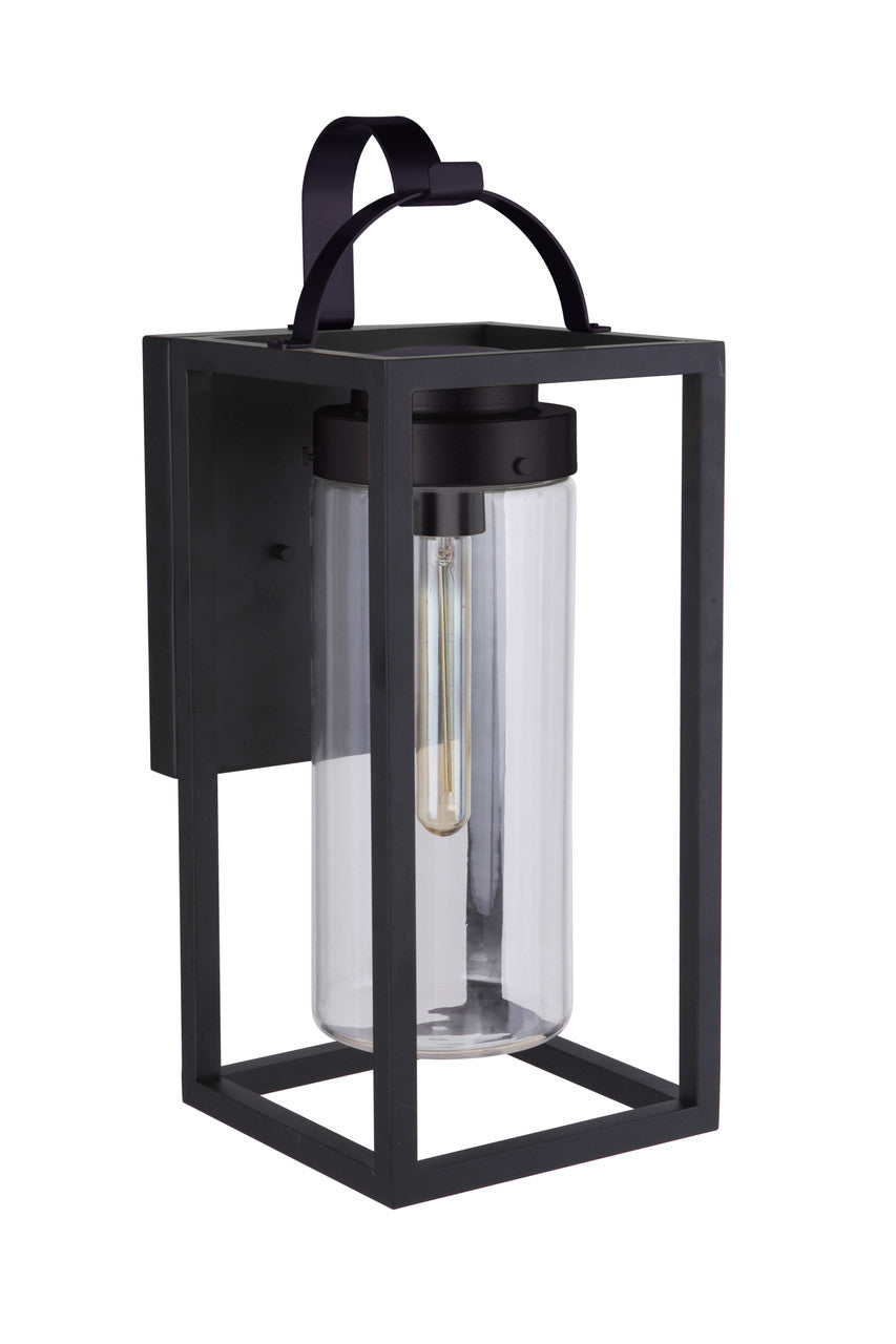 Craftmade Neo Large Outdoor 1 Light Wall Lantern in Midnight in Midnight ZA4824-MN