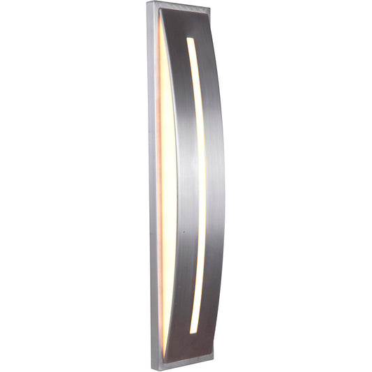 Craftmade Medium LED Pocket Sconce in Satin Aluminum Z9412-SA-LED