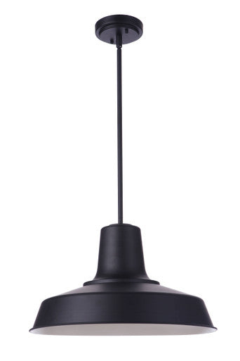 Craftmade Briscoe  Outdoor Pendant 1 Light in Midnight ZA5711-MN