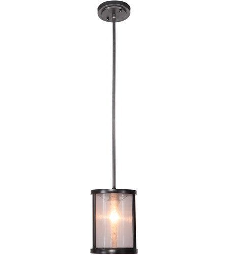 Craftmade 1 Light Mini Pendant in Matte Black 36791-MBK