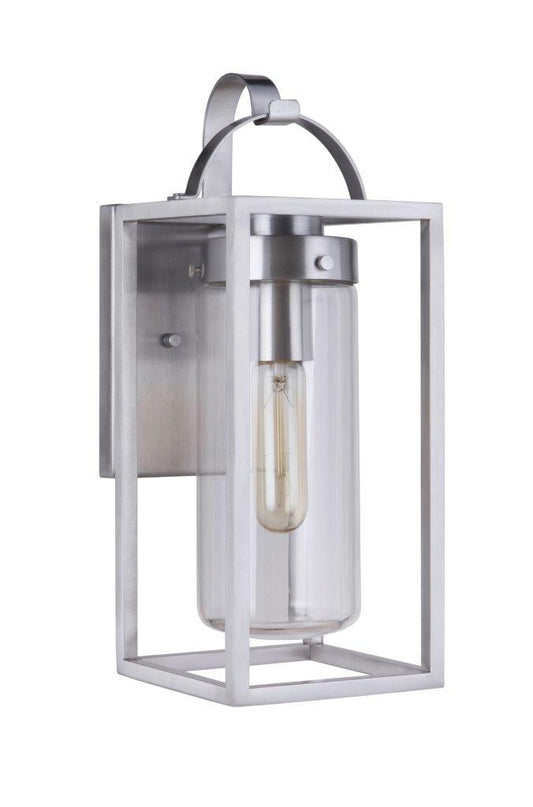 Craftmade Neo Outdoor Lantern in Satin Aluminum ZA4804-SA