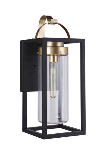 Craftmade Neo Outdoor Lantern in Midnight Satin Brass ZA4814-MNSB