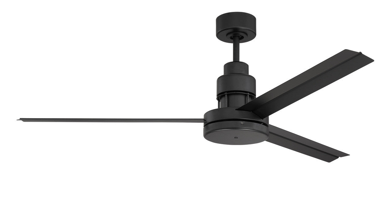 Craftmade 54" Ceiling Fan with Blades in Flat Black MND54FB3