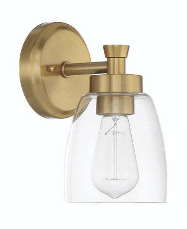 Craftmade Henning 1 Light Sconce in Satin Brass 12705SB1