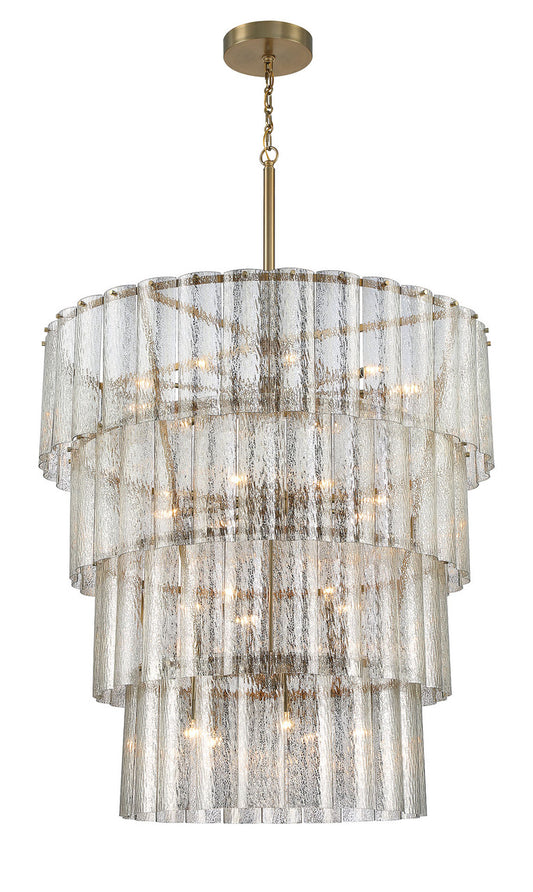 Craftmade 28 Light Chandelier, Satin Brass in Satin Brass 48628-SB