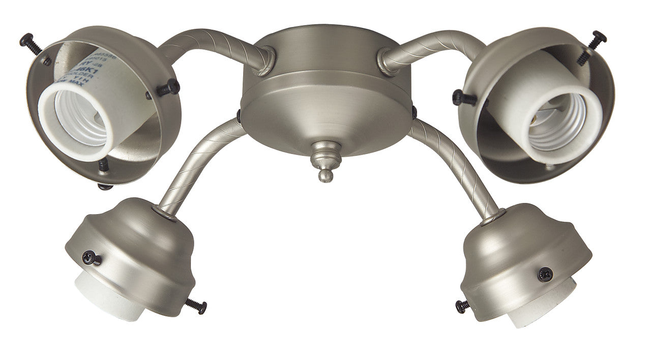 Craftmade Universal 4 Light Fitter in Brushed Polished Nickel F400-BNK-LED