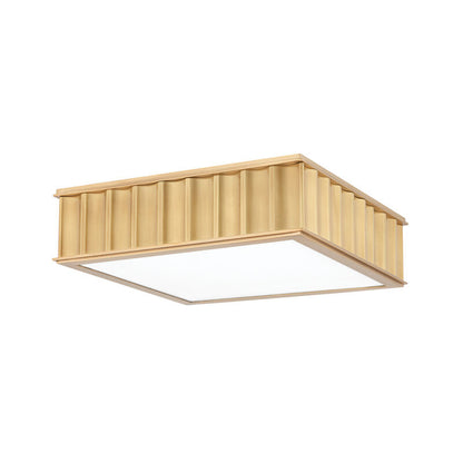 Hudson Valley Lighting Middlebury Flush Mount in Aged Brass 931-AGB