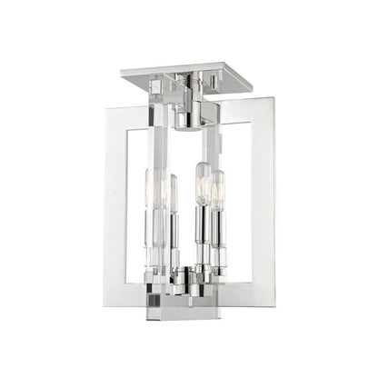 Hudson Valley Lighting Wellington Semi Flush in Polished Nickel 9311-PN