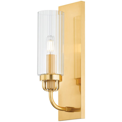 Hudson Valley Lighting Halifax Wall Sconce in Aged Brass 9314-AGB