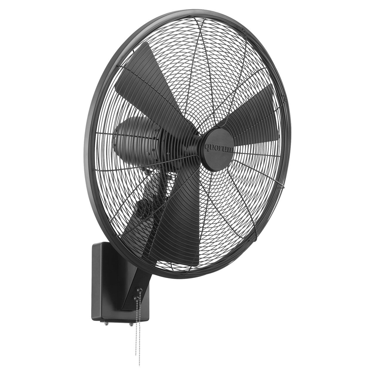 Quorum  Impulse 20" Wall Fan - Matte Black 93203-59