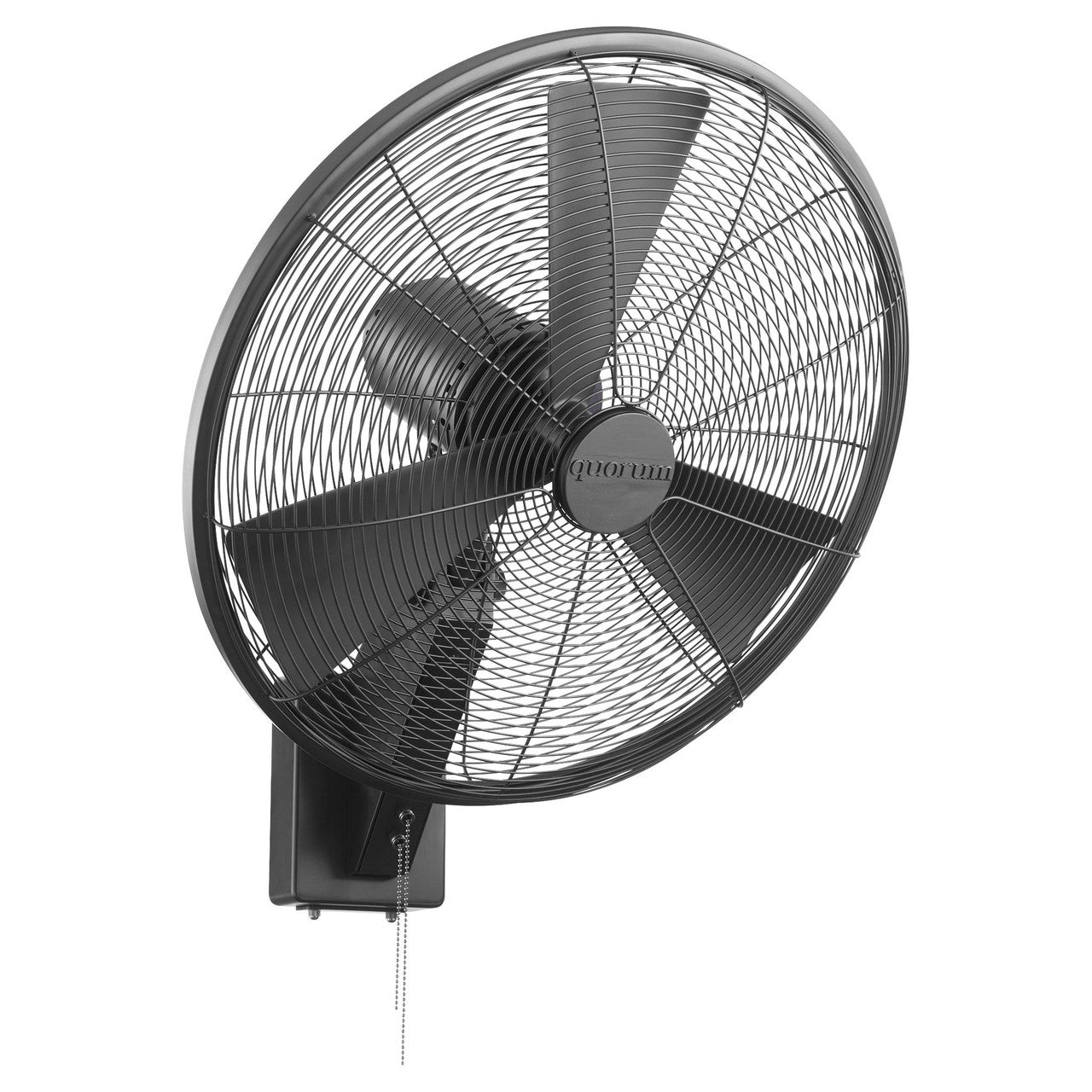 Quorum  Impulse 20" Wall Fan - Matte Black 93203-59