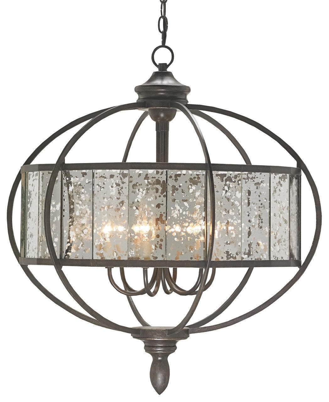 Currey & Co. Florence Bronze Chandelier 9330