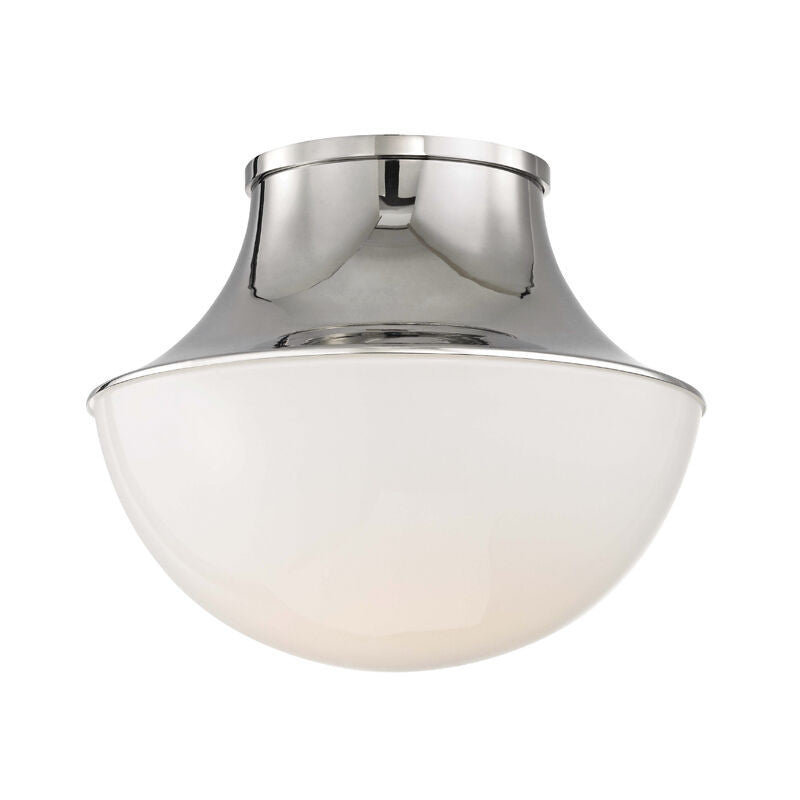 Hudson Valley Lighting Lettie Flush Mount in Polished Nickel 9411-PN