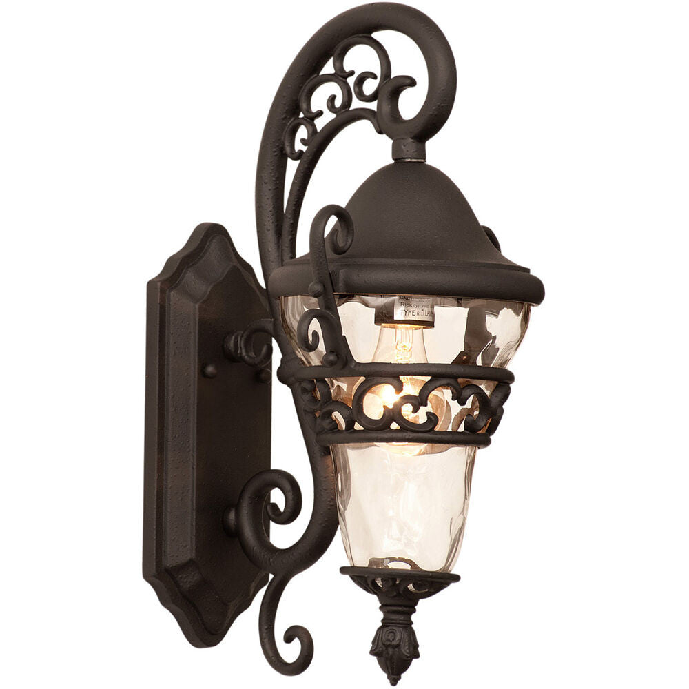 Kalco Anastasia Outdoor 1 Light Small Wall Bracket 9411BB