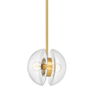 Hudson Valley Lighting Kert Pendant in Aged Brass 9412-AGB