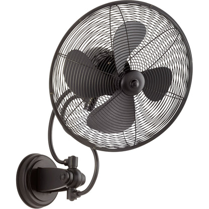 Quorum Piazza Patio Fan in Noir 94144-69