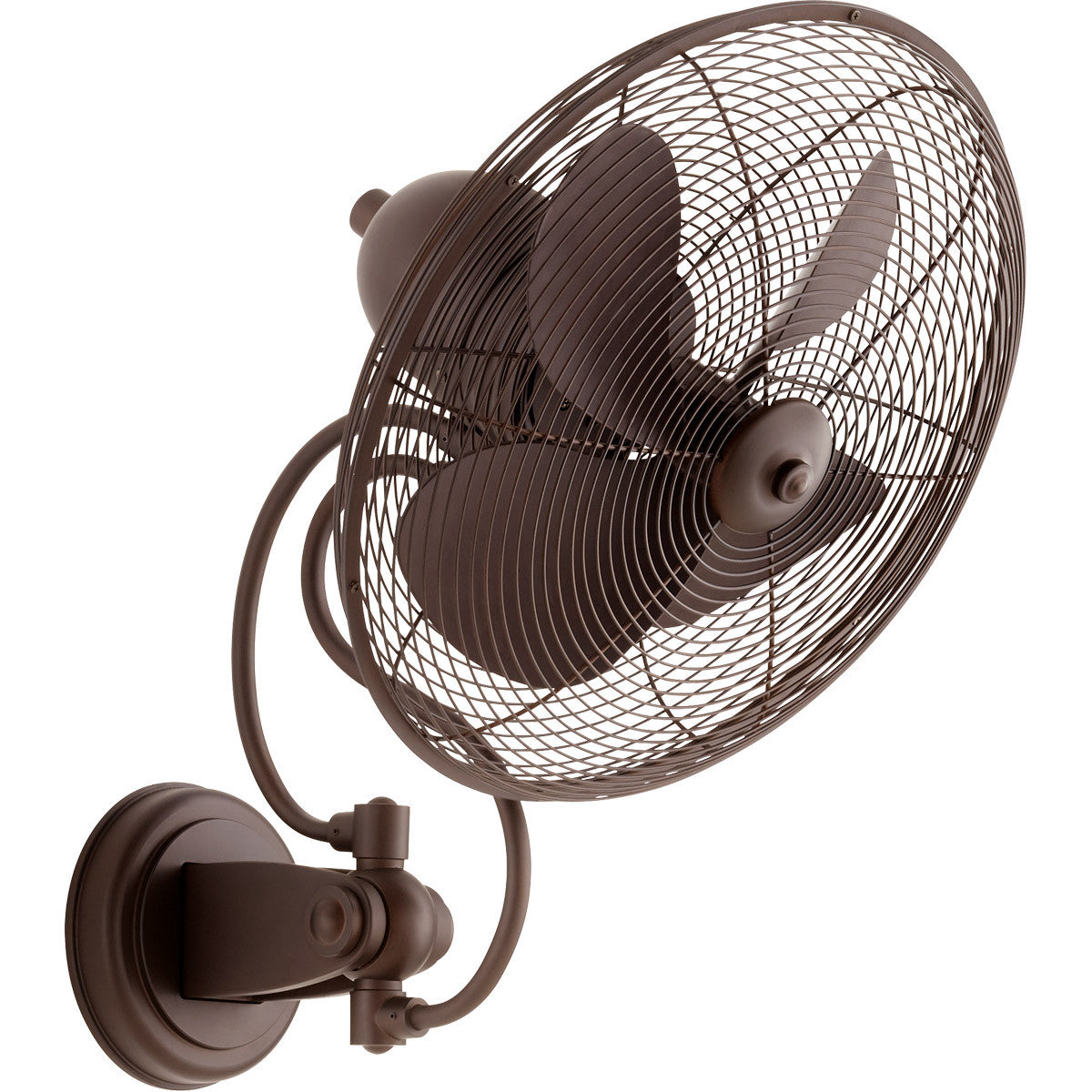 Quorum Piazza Patio Fan in Oiled Bronze 94144-86