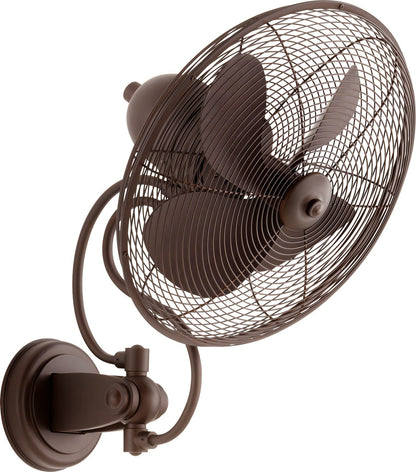 Quorum Piazza Patio Fan in Oiled Bronze 94144-86