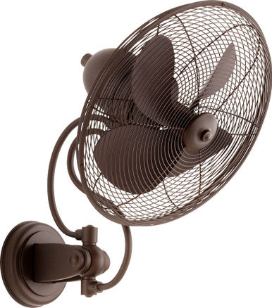 Quorum Piazza Patio Fan in Oiled Bronze 94144-86