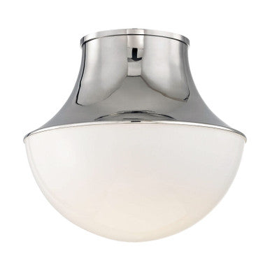 Hudson Valley Lighting Lettie Flush Mount in Polished Nickel 9415-PN