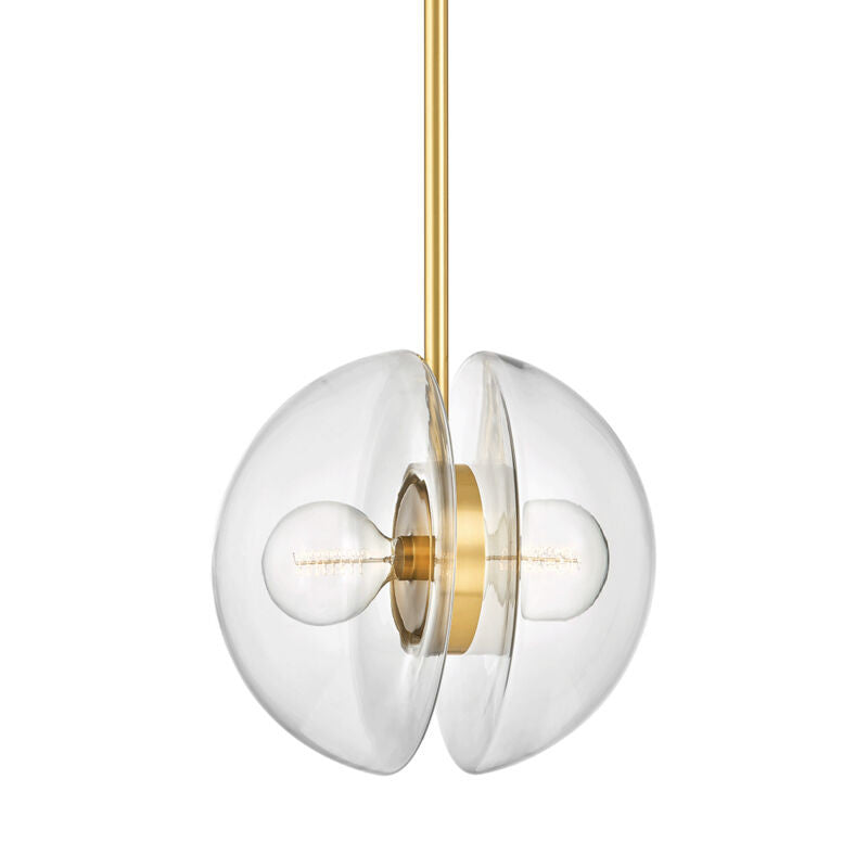 Hudson Valley Lighting Kert Pendant in Aged Brass 9417-AGB