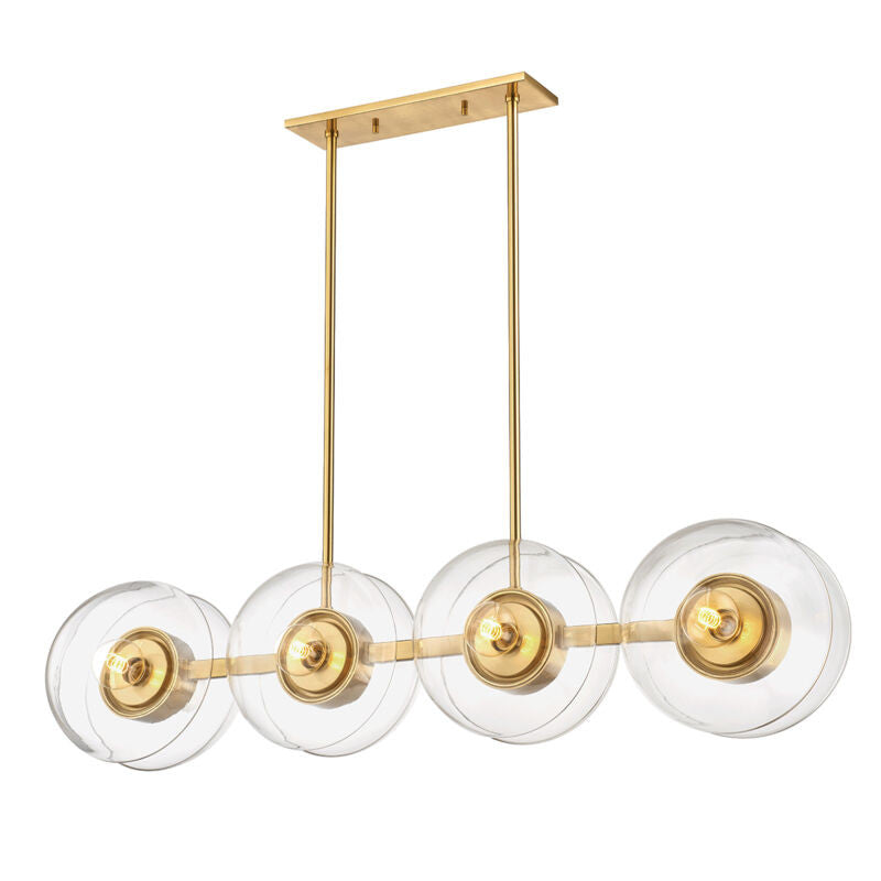 Hudson Valley Lighting Kert Linear in Aged Brass 9450-AGB