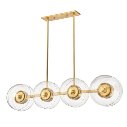 Hudson Valley Lighting Kert Linear in Aged Brass 9450-AGB