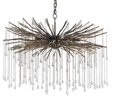 Currey & Co. Fen Large Crystal Chandelier 9451