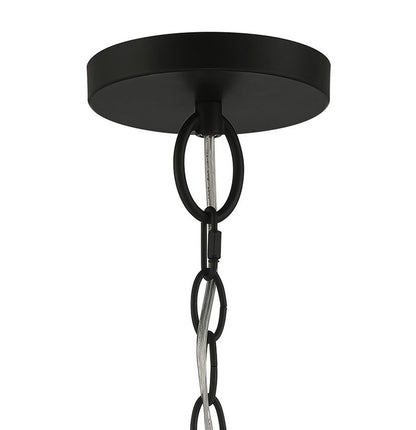 Lumanity Lighting Chelsea 4-Light Mirrored Two-Tier Drum Chandelier in Painted Oil Rubbed Bronze  L098-0002