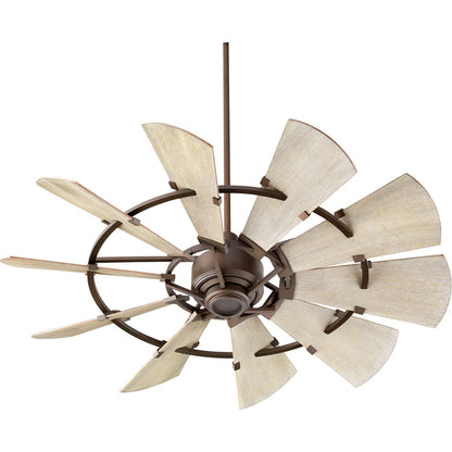 Quorum Windmill Ceiling Fan in Oiled Bronze 95210-86