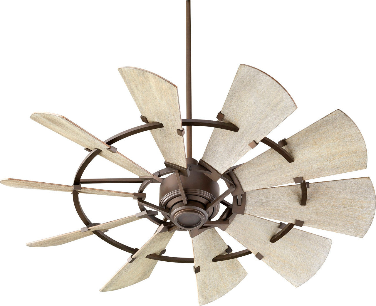 Quorum Windmill Ceiling Fan in Oiled Bronze 95210-86