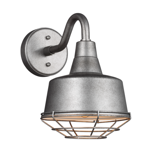 Visual Comfort Studio Sean Lavin Barn Light Barn Light Small Cage in Weathered Pewter 95374-57