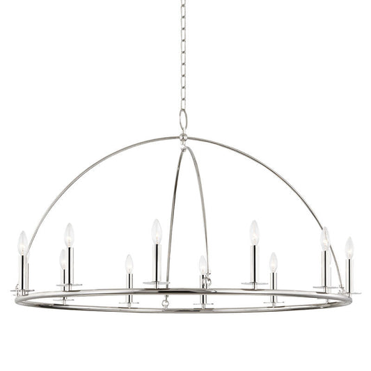 Hudson Valley Lighting Howell Chandelier in Polished Nickel 9547-PN