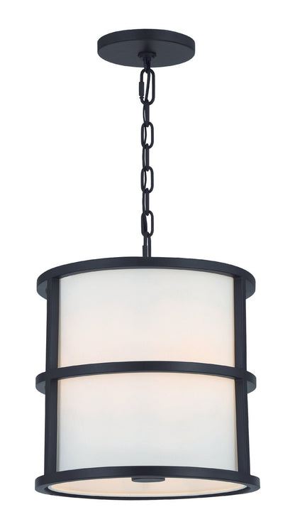 Crystorama Brian Patrick Flynn for Crystorama Hulton 3 Light Matte Black Pendant 9593-MK