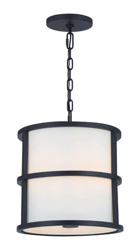 Crystorama Brian Patrick Flynn for Crystorama Hulton 3 Light Matte Black Pendant 9593-MK