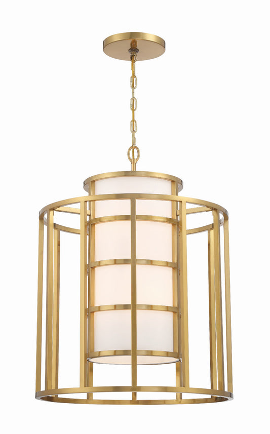 Crystorama Brian Patrick Flynn for Crystorama Hulton 6 Light Luxe Gold Chandelier 9597-LG