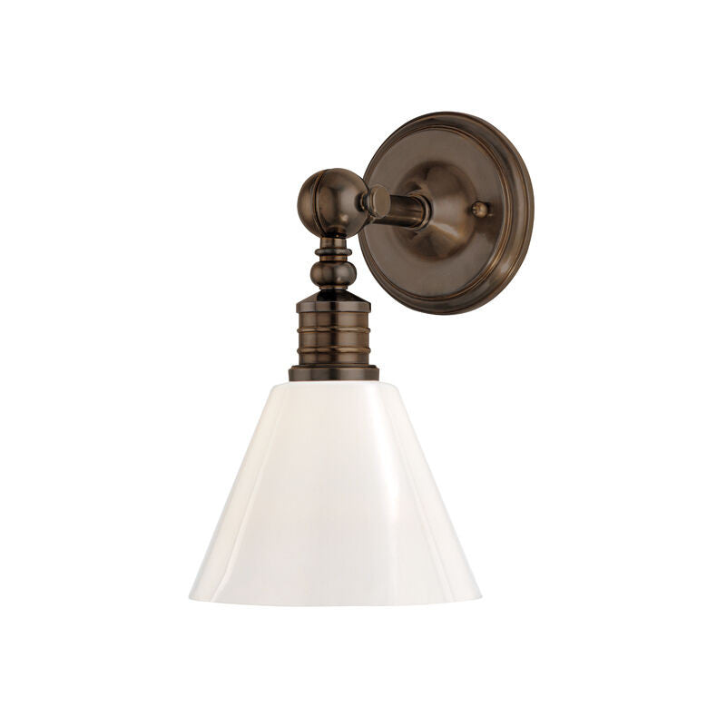 Hudson Valley Lighting Darien Wall Sconce in Distressed Bronze 9601-DB