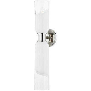 Hudson Valley Lighting Wasson Wall Sconce in Polished Nickel 9602-PN