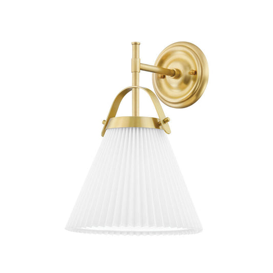 Hudson Valley Lighting Aldridge Wall Sconce in Aged Brass 9610-AGB